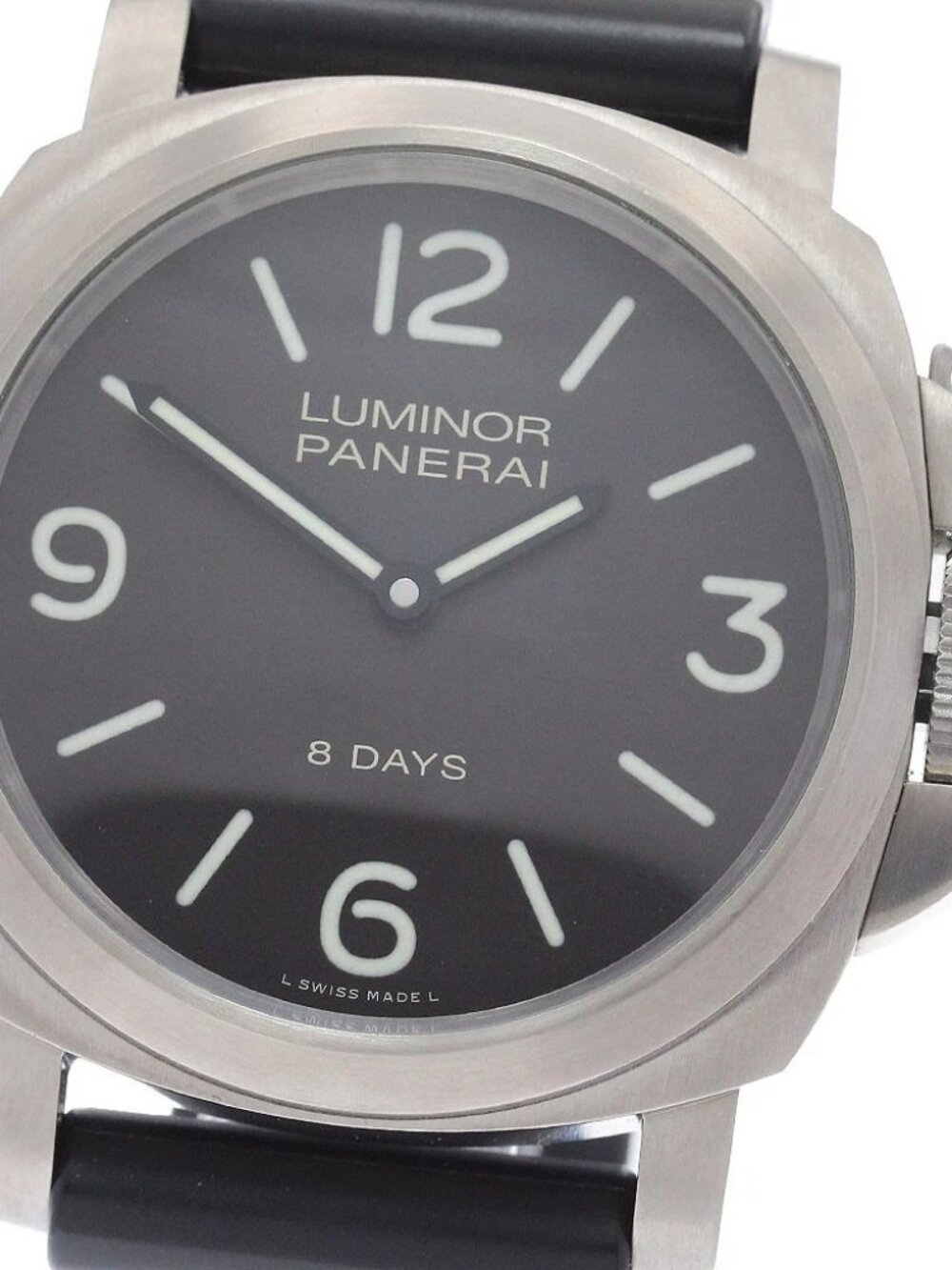 PANERAI Luminor base PAM00562 8 days Dark brown Dial Hand Winding Men's_958853